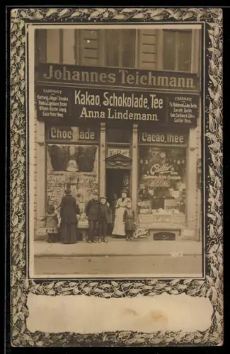 Foto-AK Dresden, Johannes Teichmann, Kakao u. Schokolade Anna Lindemann