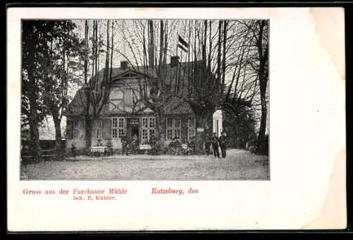 AK Ratzeburg, Gasthof Farchauer Mühle, Inh. E. Kähler