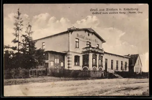 AK Ziethen b. Ratzeburg, Gasthof zum weissen Berg Herm. Vos