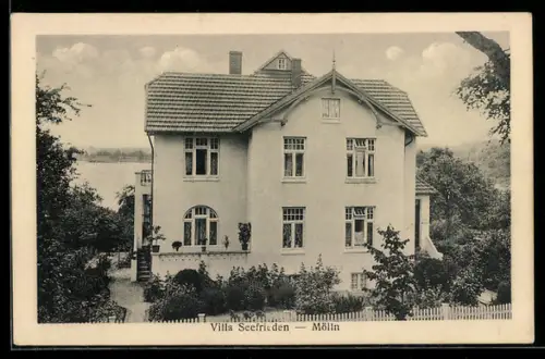 AK Mölln i. Lbg., Hotel Villa Seefrieden, Besitzer F. Egge