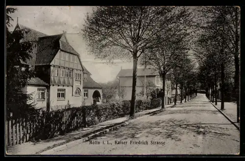 AK Mölln i. L., Blick in die Kaiser Friedrich-Strasse