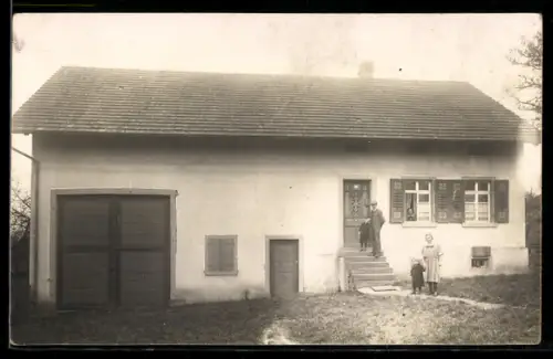 Foto-AK Mühlhausen i. Hegau, Wohnhaus in der Aussenansicht