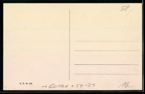 AK Gotha, Rennplatz Boxberg-Gotha für Pferdesport