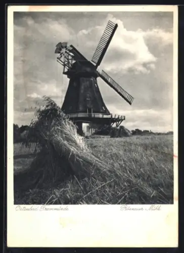 AK Travemünde, Rönnauer Mühle, Windmühle