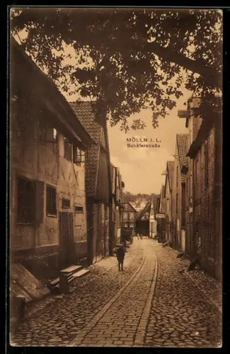 AK Mölln i. L., Häuser in der Schäferstrasse