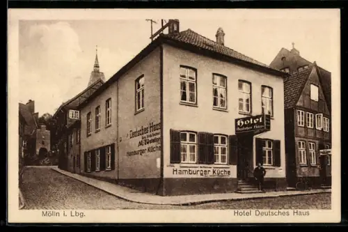 AK Mölln / Lbg., Hotel Deutsches Haus