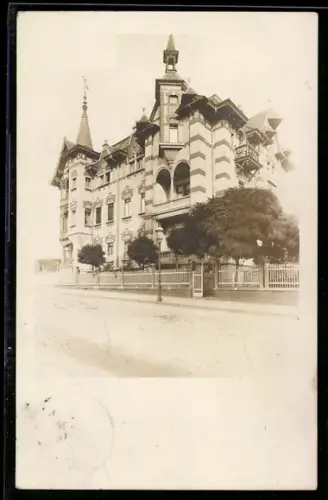 Foto-AK Zittau, Anwesen in der Dresdener Strasse 60