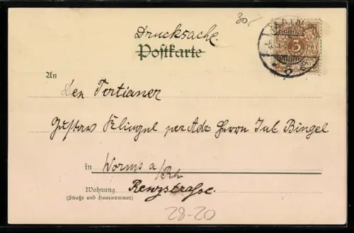 Lithographie Loreley /Rhein, Rheinansicht mit Dampfschiff und Felsen