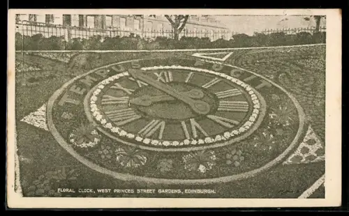 AK Edinburgh, Floral Clock in West Princes Street Gardens