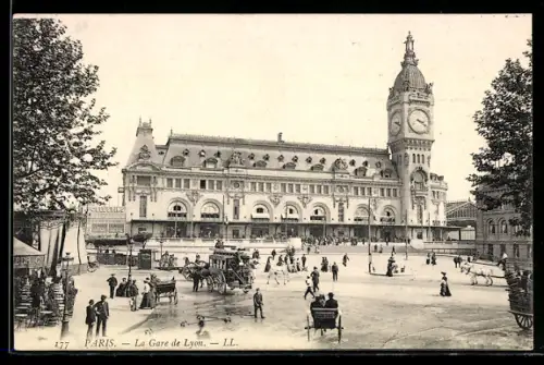 AK Paris, La Gare de Lyon