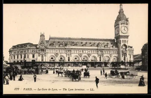 AK Paris, La Gare de Lyon