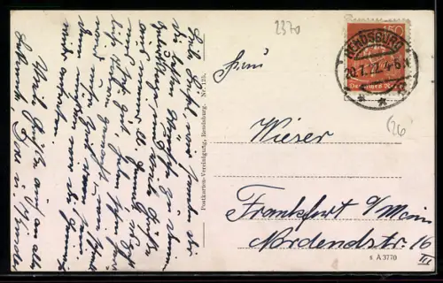 AK Rendsburg, Hochbrücke mit Schwebefähre