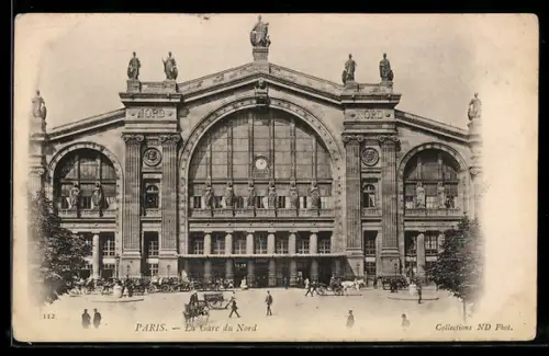 AK Paris, La Gare du Nord