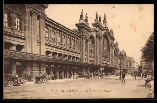 AK Paris, La Gare du Nord