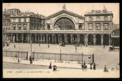 AK Paris, La Gare de l`Est