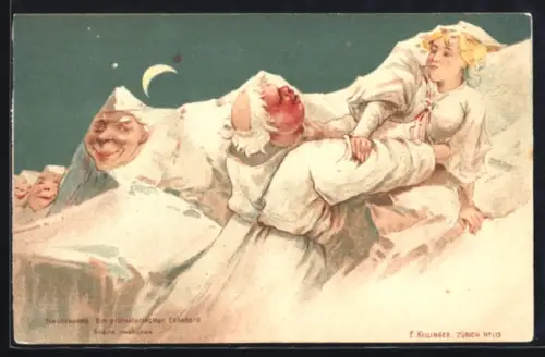 AK Eiger, Mönch und Jungfrau, Mönch betet seine Jungfrau an, Berggesichter