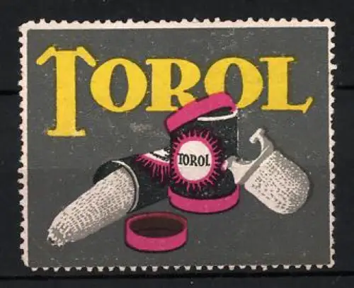 Reklamemarke Torol, Torol-Glühstrümpfe und Verpackungen