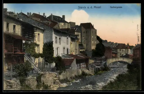 AK Sierck a. d. Mosel, Gerbergasse