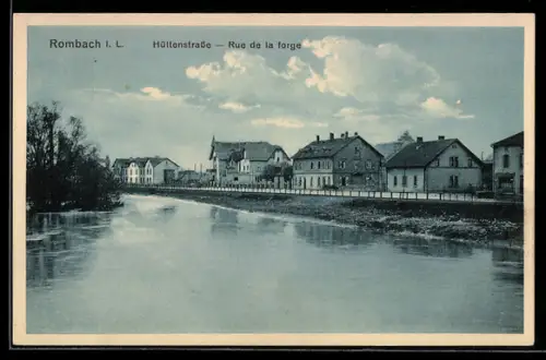 AK Rombach i. L., Rue de la forge le long de la rivière