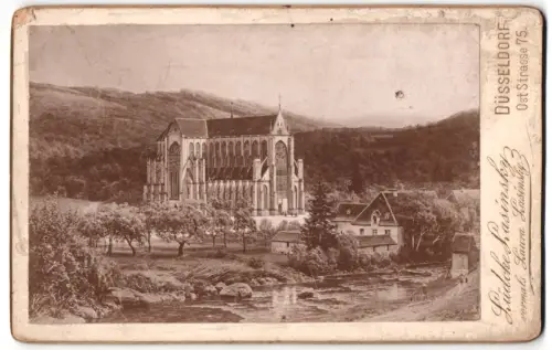 Fotografie Lüdcke-Lasinsky, Düsseldorf, Oststrasse 75, Ansicht Altenberg /Odental, Malerische Ansicht einer Kathedrale