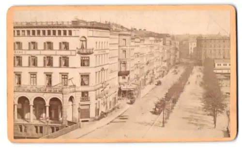 Fotografie unbekannter Fotograf, Ansicht Hamburg, Hotel am Jungfernstieg