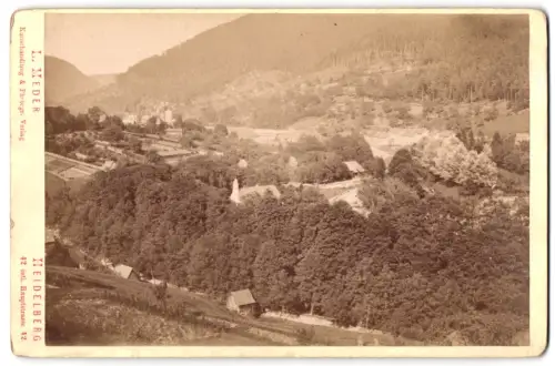 Fotografie L. Weder, Heidelberg, Östl. Hauptstrasse 42, unbekannter Ort, Malerische Landschaftsansicht aus der Vogelschau