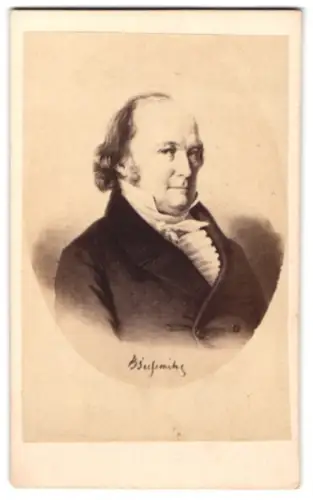 Fotografie August Müthel, Mölln, Porträt Jean Paul Richter, dt. Schriftsteller