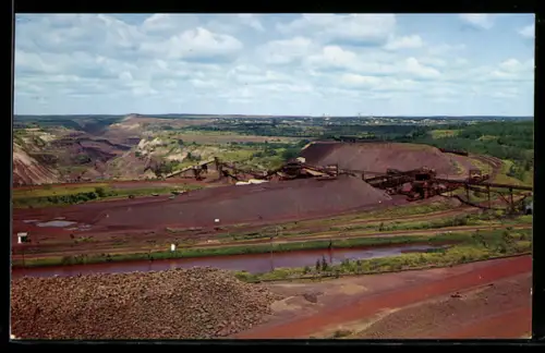 AK Minnesota`s Iron Range, Waste material after washing iron ore