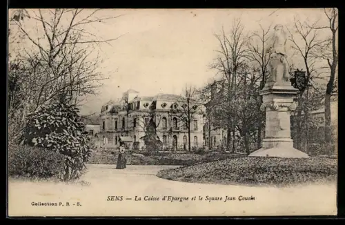 AK Sens, La Caisse d'Epargne et le Square Jean-Cousin