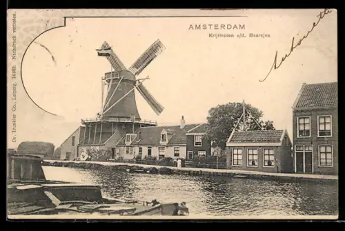 AK Amsterdam, Krijtmolen a. d. Baarsjes, Windmühle