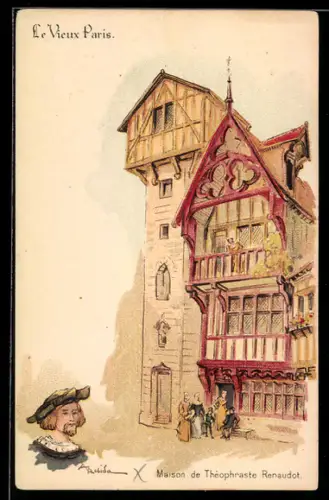 AK Paris, Exposition universelle de 1900, La Vieux Paris, Maison de Theophraste Renaudot