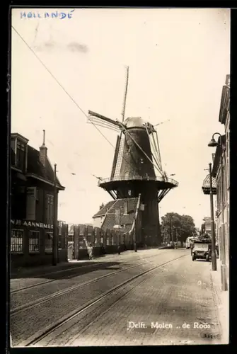 AK Delft, Molen de Roos, Windmühle