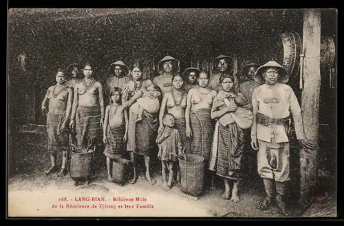 AK Lang-Bian, Miliciens Mois de la Résidence de Djiring et leur Famille