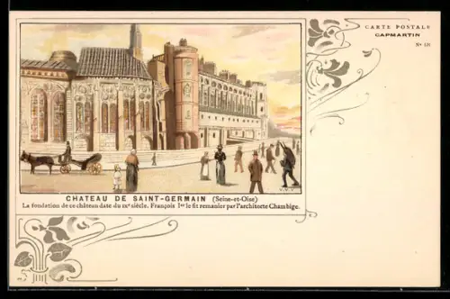Lithographie Saint-Germain, Le Chateau Saint-Germain, Anti-Alkohol