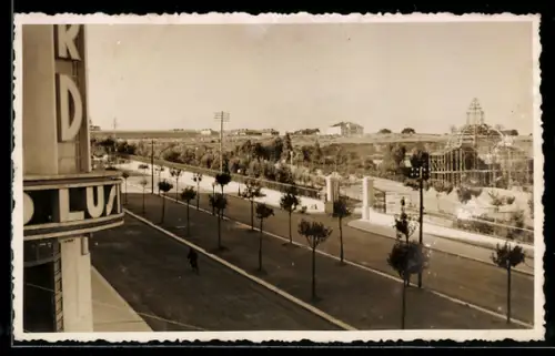 Foto-AK Lissabon, Ausstellunggelände