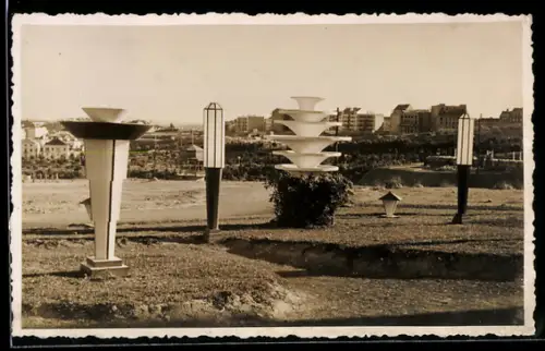 Foto-AK Lissabon, Ausstellungsgelände
