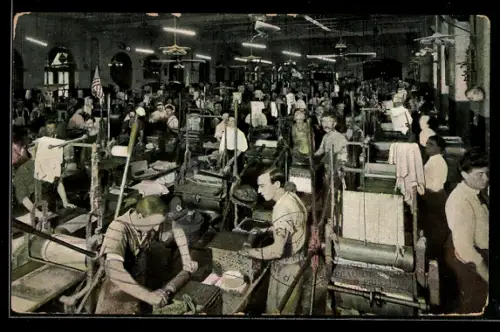 AK Washington D.C., Bureau of Engraving and Printing, Workers Printing U. S. Currency, Geld