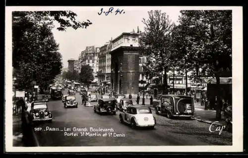 AK Paris, Les Grands Boulevards, Portes Saint-Martin et Saint-Denis
