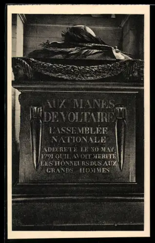 AK Paris, Le Panthéon, Tombeau de Voltaire
