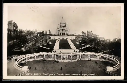 AK Paris, Basilique du Sacré-Coeur de Montmartre