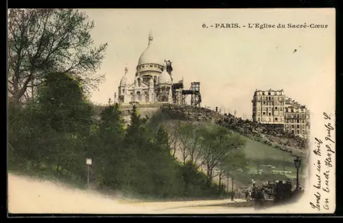 AK Paris, Sacré-Coeur de Montmartre