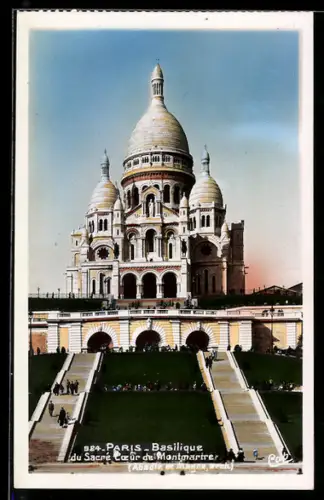 AK Paris, Basilique du Sacré-Coeur de Montmartre
