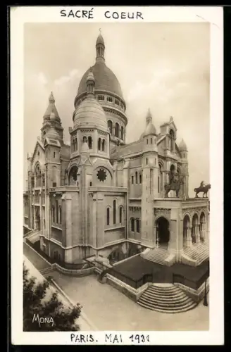 AK Paris, Sacré-Coeur de Montmartre 1931
