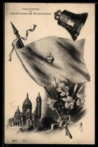 AK Paris, Sacré-Coeur de Montmartre