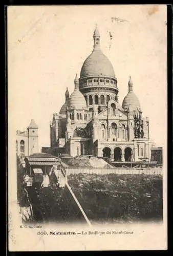 AK Paris, Sacré-Coeur de Montmartre