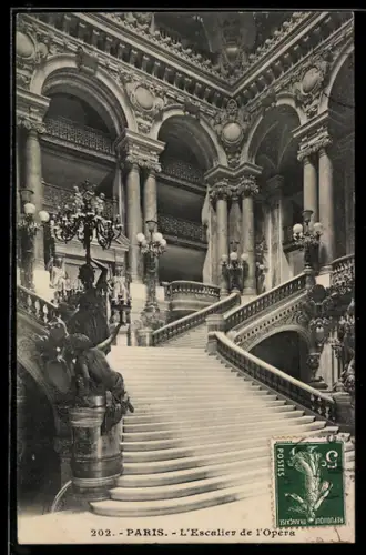 AK Paris, Opéra Garnier, L`Escalier