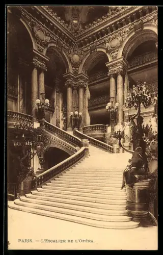 AK Paris, Opéra Garnier, L`Escalier de l`Opéra