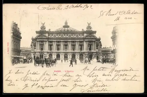 AK Paris, L`Opéra Garnier, Panorama