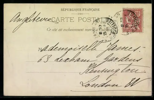 AK Paris, L`Opéra, Panorama