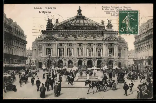 AK Paris, Opéra Garnier, Academie Nationale de Musique
